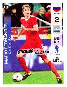 Cromo Mario Fernandes - Mundial en accion 2018 - Editora Figurinha
