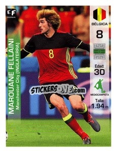 Sticker Marouane Fellaini - Mundial en accion 2018 - Editora Figurinha
