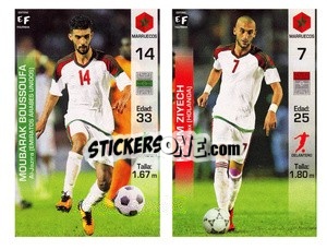 Sticker Mbark Boussoufa / Hakim Ziyech