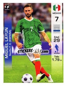 Cromo Miguel Layun - Mundial en accion 2018 - Editora Figurinha
