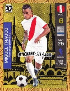 Sticker Miguel Trauco - Mundial en accion 2018 - Editora Figurinha
