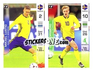 Sticker Mikael Lustig / Emil Forsberg