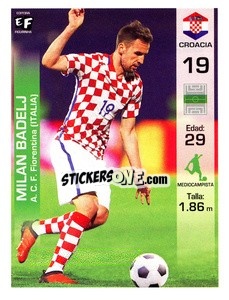 Sticker Milan Badelj - Mundial en accion 2018 - Editora Figurinha
