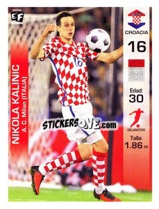 Cromo Nikola Kalinic - Mundial en accion 2018 - Editora Figurinha
