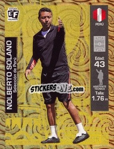 Sticker Nolberto Solano - Mundial en accion 2018 - Editora Figurinha
