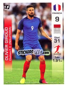 Figurina Olivier Giroud - Mundial en accion 2018 - Editora Figurinha
