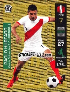 Sticker Paolo Hurtado - Mundial en accion 2018 - Editora Figurinha
