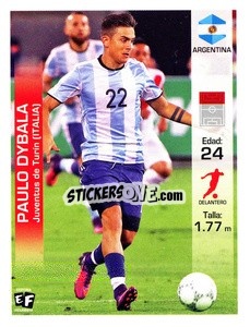 Sticker Paulo Dybala - Mundial en accion 2018 - Editora Figurinha
