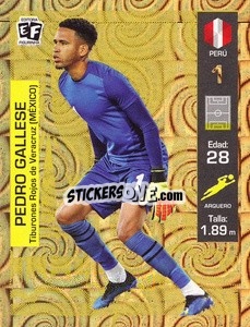 Sticker Pedro Gallese - Mundial en accion 2018 - Editora Figurinha
