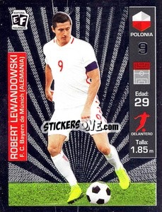 Sticker Robert Lewandowski - Mundial en accion 2018 - Editora Figurinha
