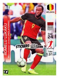 Cromo Romelu Lukaku - Mundial en accion 2018 - Editora Figurinha
