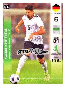 Sticker Sami Khedira - Mundial en accion 2018 - Editora Figurinha
