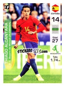 Sticker Thiago Alcantara - Mundial en accion 2018 - Editora Figurinha
