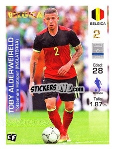 Cromo Toby Alderweireld - Mundial en accion 2018 - Editora Figurinha
