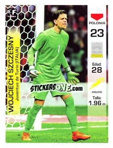 Cromo Wojciech Szczesny - Mundial en accion 2018 - Editora Figurinha
