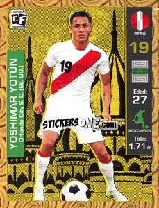 Sticker Yoshimar Yotun - Mundial en accion 2018 - Editora Figurinha
