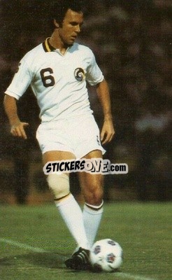 Cromo Franz Beckenbauer - Football Greats 1986 - FAX-PAX
