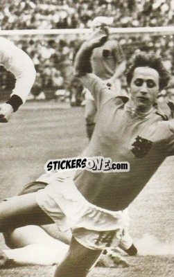 Sticker Johan Cruyff - Football Greats 1986 - FAX-PAX
