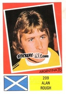 Sticker Alan Rough - Argentina 1978 n. 209 - FKS