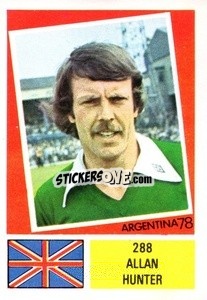 Sticker Allan Hunter - Argentina 1978 n. 288 - FKS