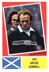 Sticker Archie Gemmill