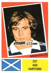 Sticker Asa Hartford - Argentina 1978 n. 201 - FKS