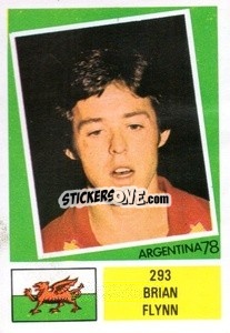 Sticker Brian Flynn - Argentina 1978 - FKS