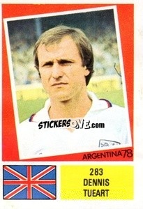 Cromo Dennis Tueart - Argentina 1978 n. 283 - FKS