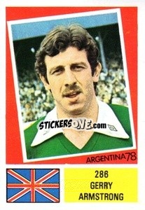 Figurina Gerry Armstrong - Argentina 1978 - FKS