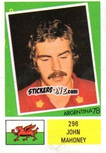 Sticker John Mahoney - Argentina 1978 n. 296 - FKS