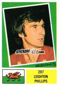 Sticker Leighton Phillips - Argentina 1978 - FKS