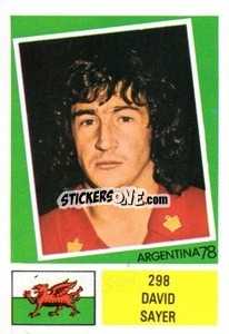 Sticker Peter Sayer - Argentina 1978 - FKS