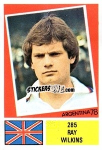 Sticker Ray (Butch) Wilkins - Argentina 1978 n. 285 - FKS