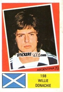 Sticker Willie Donachie - Argentina 1978 n. 198 - FKS