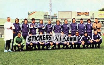 Figurina Anderlecht - Euro Soccer 1975-1976 Postcards n. 2 - FKS