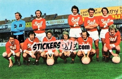 Cromo Antwerp - Euro Soccer 1975-1976 Postcards - FKS