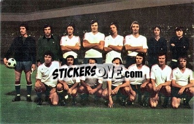 Sticker Ards - Euro Soccer 1975-1976 Postcards n. 39 - FKS