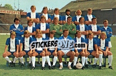 Figurina Birmingham City - Euro Soccer 1975-1976 Postcards n. 9 - FKS