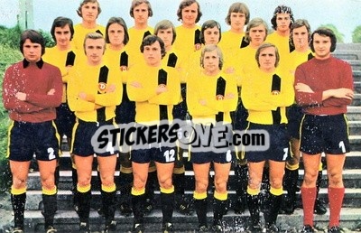 Sticker Dynamo Dresden - Euro Soccer 1975-1976 Postcards - FKS