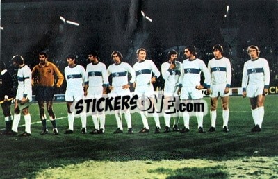 Sticker Dynamo Kiev - Euro Soccer 1975-1976 Postcards - FKS