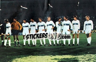 Sticker Dynamo Kiev - Euro Soccer 1975-1976 Postcards n. 54 - FKS