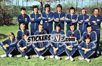 Figurina F.C. Magdeburg - Euro Soccer 1975-1976 Postcards - FKS