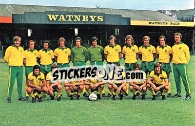 Cromo Northampton Town - Euro Soccer 1975-1976 Postcards n. 22 - FKS