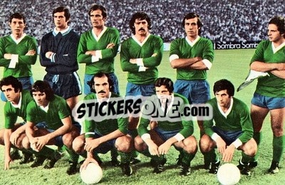 Figurina Panathinaikos - Euro Soccer 1975-1976 Postcards - FKS