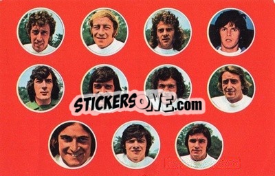 Figurina Tottenham Hotspur - Euro Soccer 1975-1976 Postcards - FKS