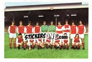 Cromo Arsenal (Team) - Euro Soccer Stars 1977 - FKS