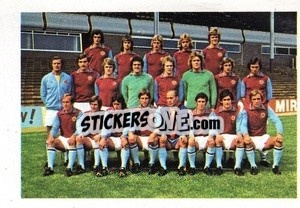 Sticker Aston Villa (Team - Euro Soccer Stars 1977 - FKS