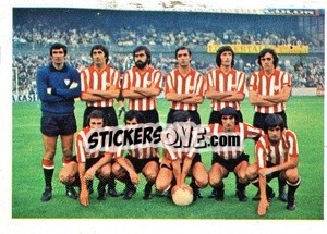 Sticker Athletic Bilbao (Team) - Euro Soccer Stars 1977 n. 108 - FKS