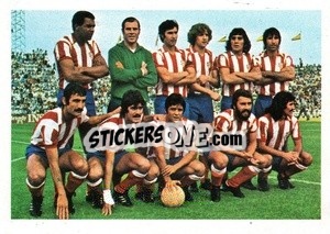 Cromo Atletico Madrid (Team) - Euro Soccer Stars 1977 - FKS