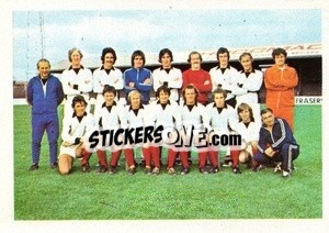 Sticker Ayr United (Team) - Euro Soccer Stars 1977 - FKS